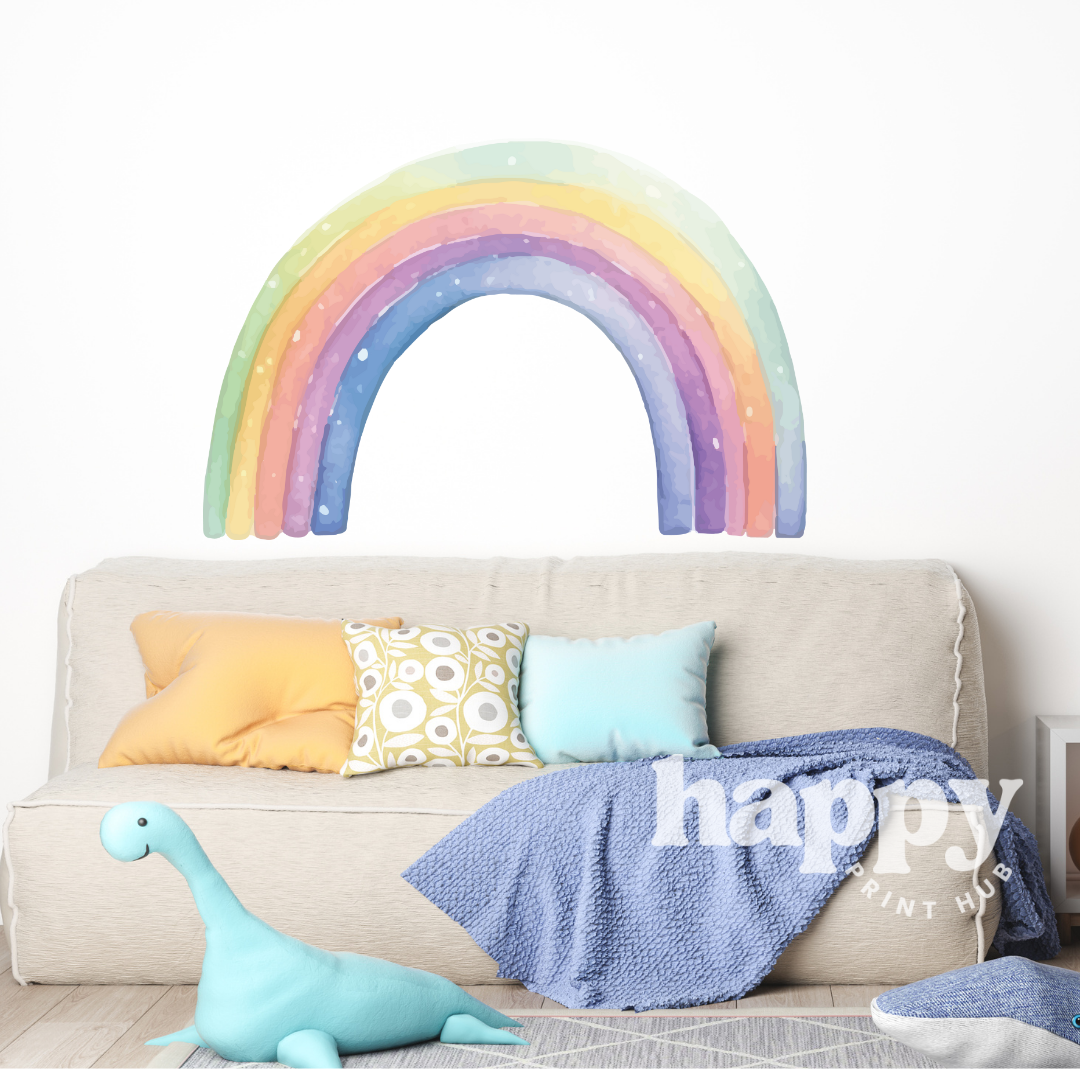 Large Rainbow Wall Decal