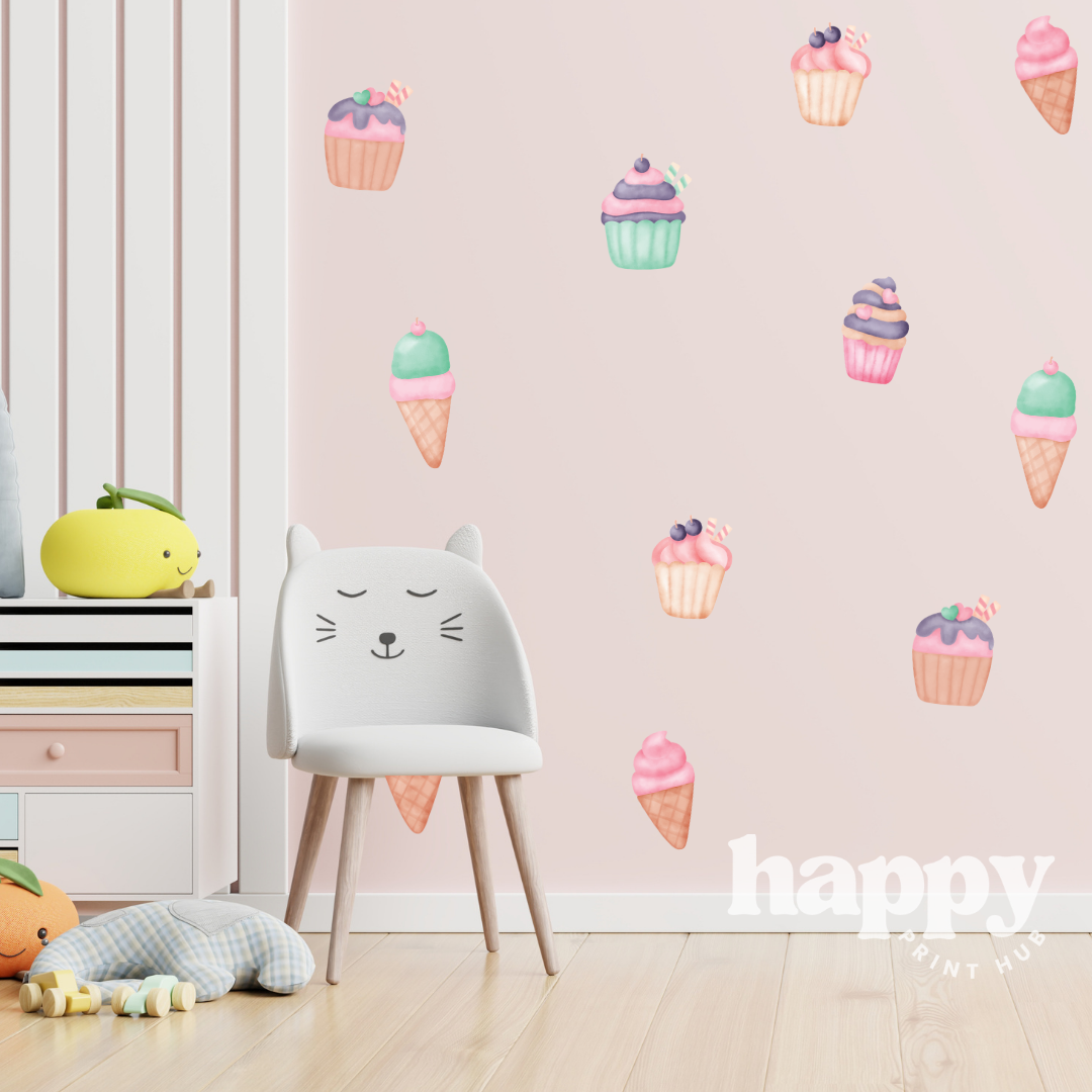 Dessert Wall Decals