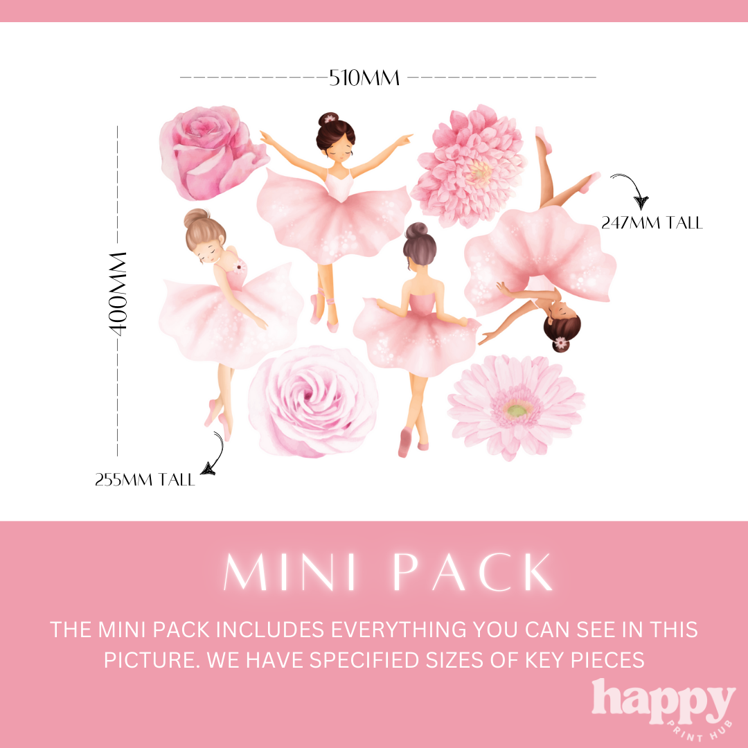 Ballerina Wall Decals
