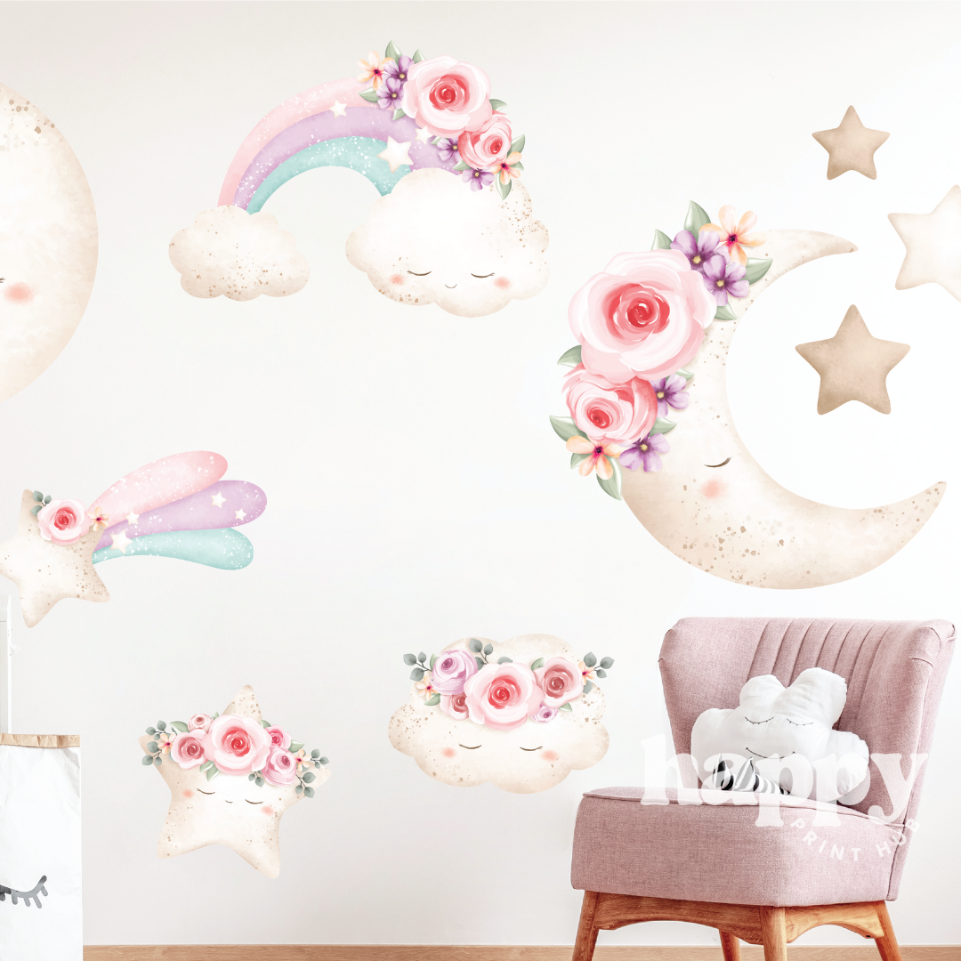 Sleepy Sky Wall Decals