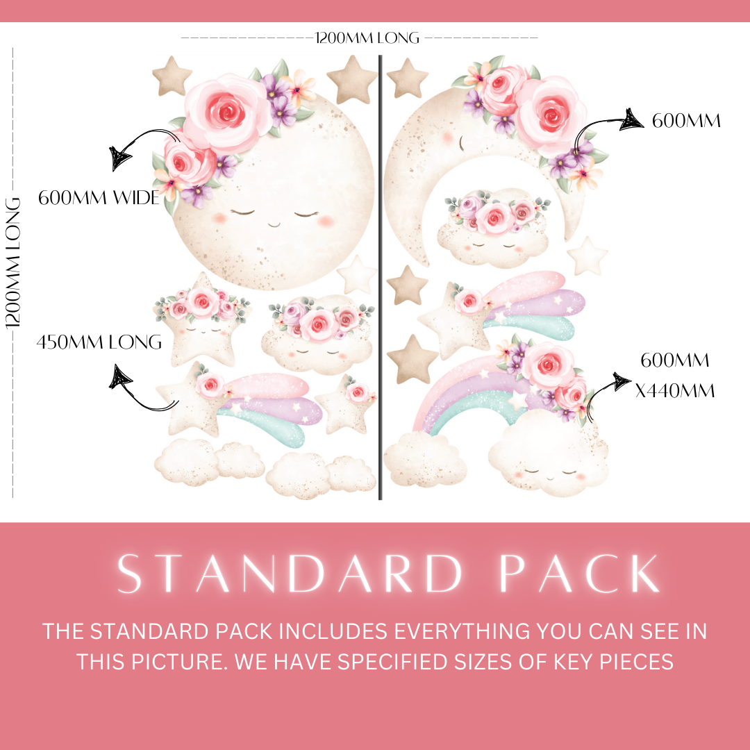 Sleepy Sky Wall Decals