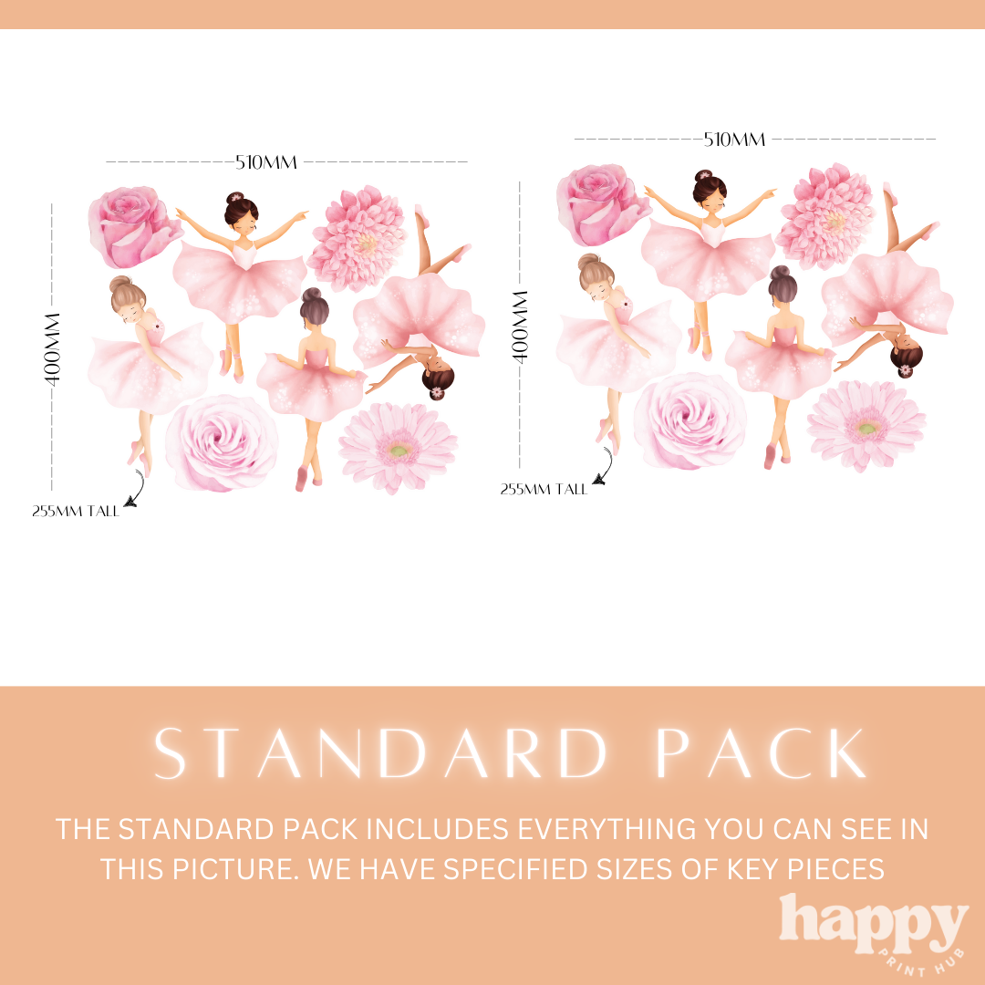 Ballerina Wall Decals