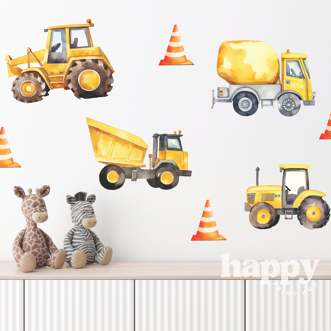 Construction Wall Decals