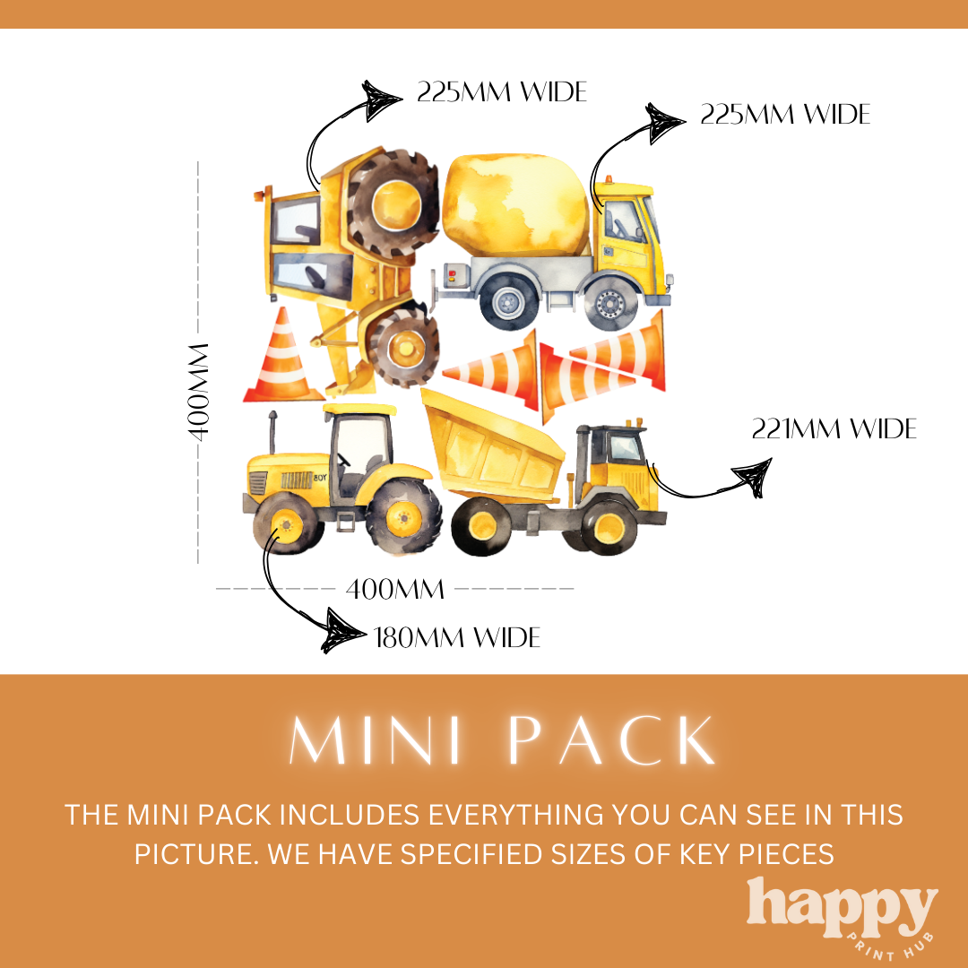 Construction Wall Decals