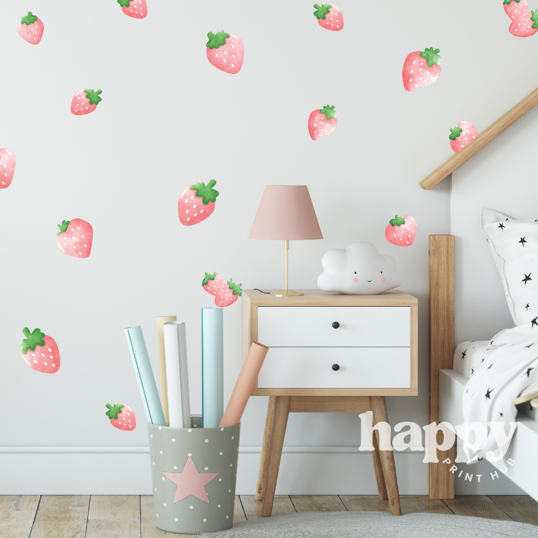 Strawberry Wall Decals