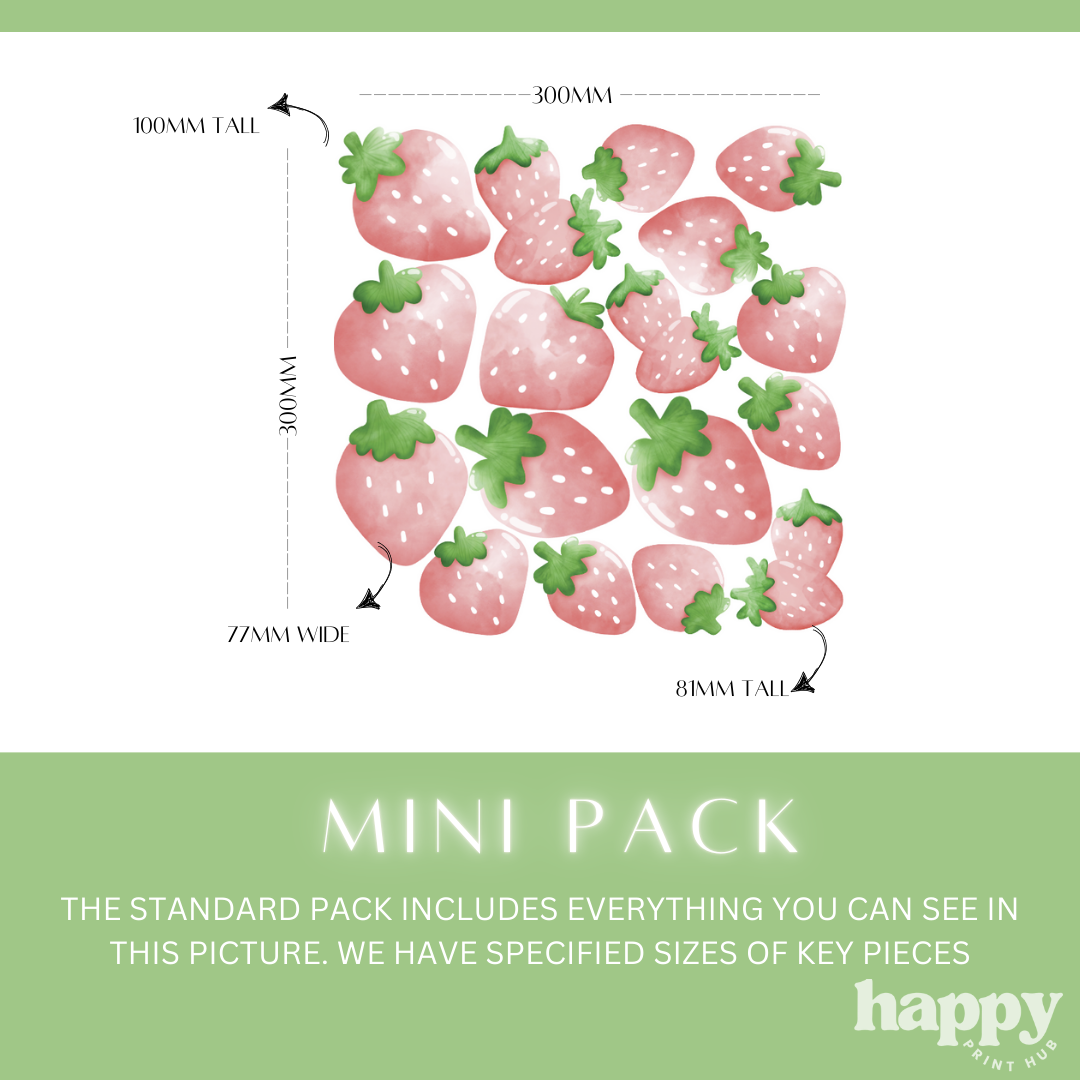 Strawberry Wall Decals