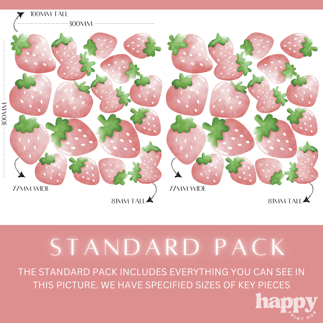 Strawberry Wall Decals