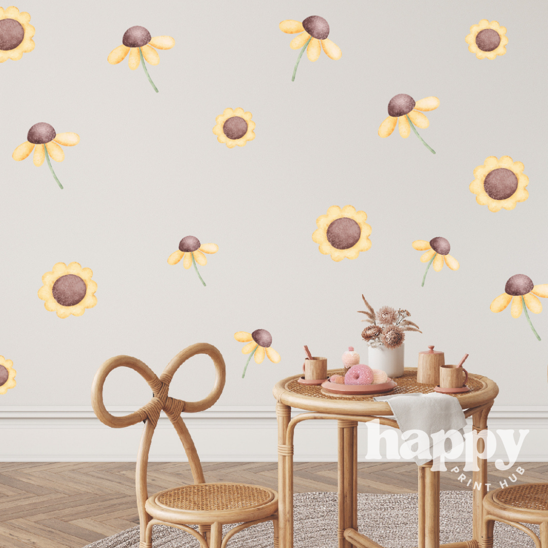 Sunflower Wall Decals