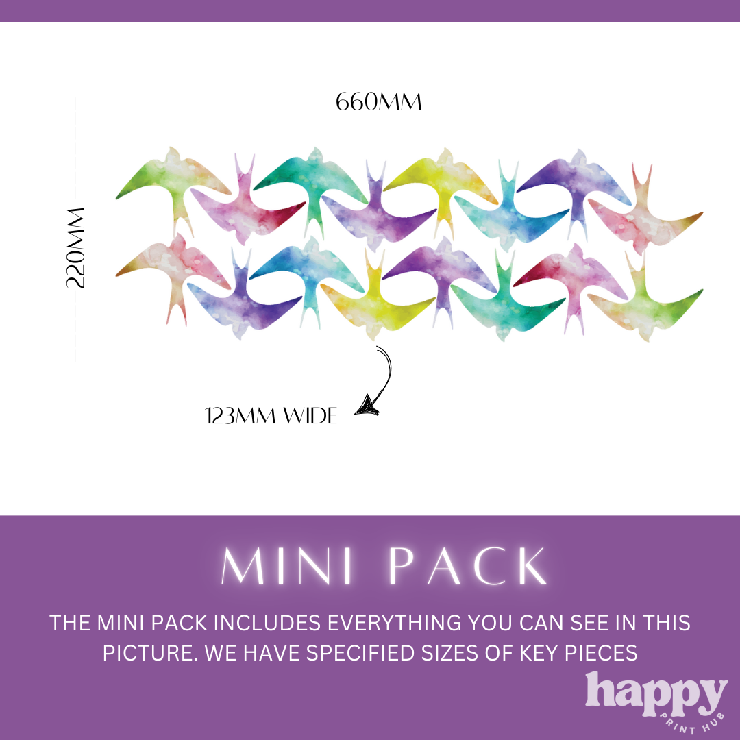 Swallows Wall Decals