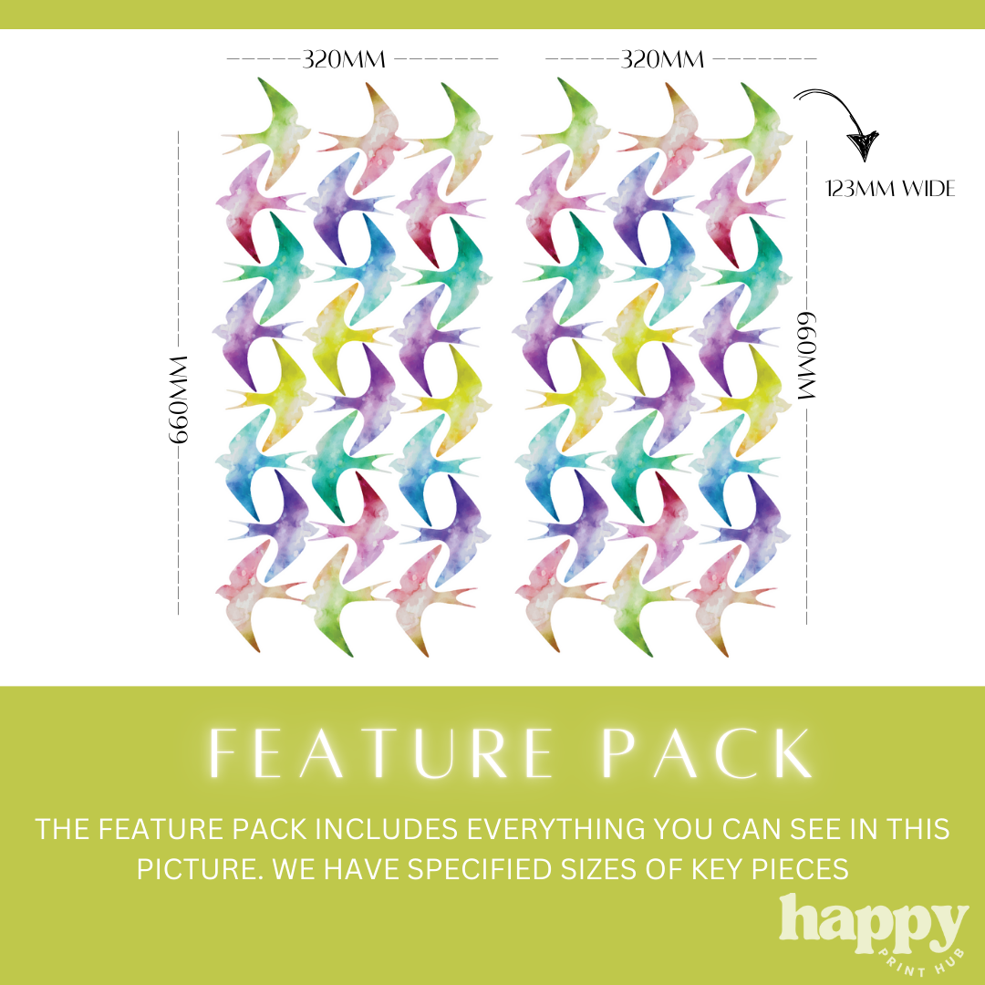 Swallows Wall Decals