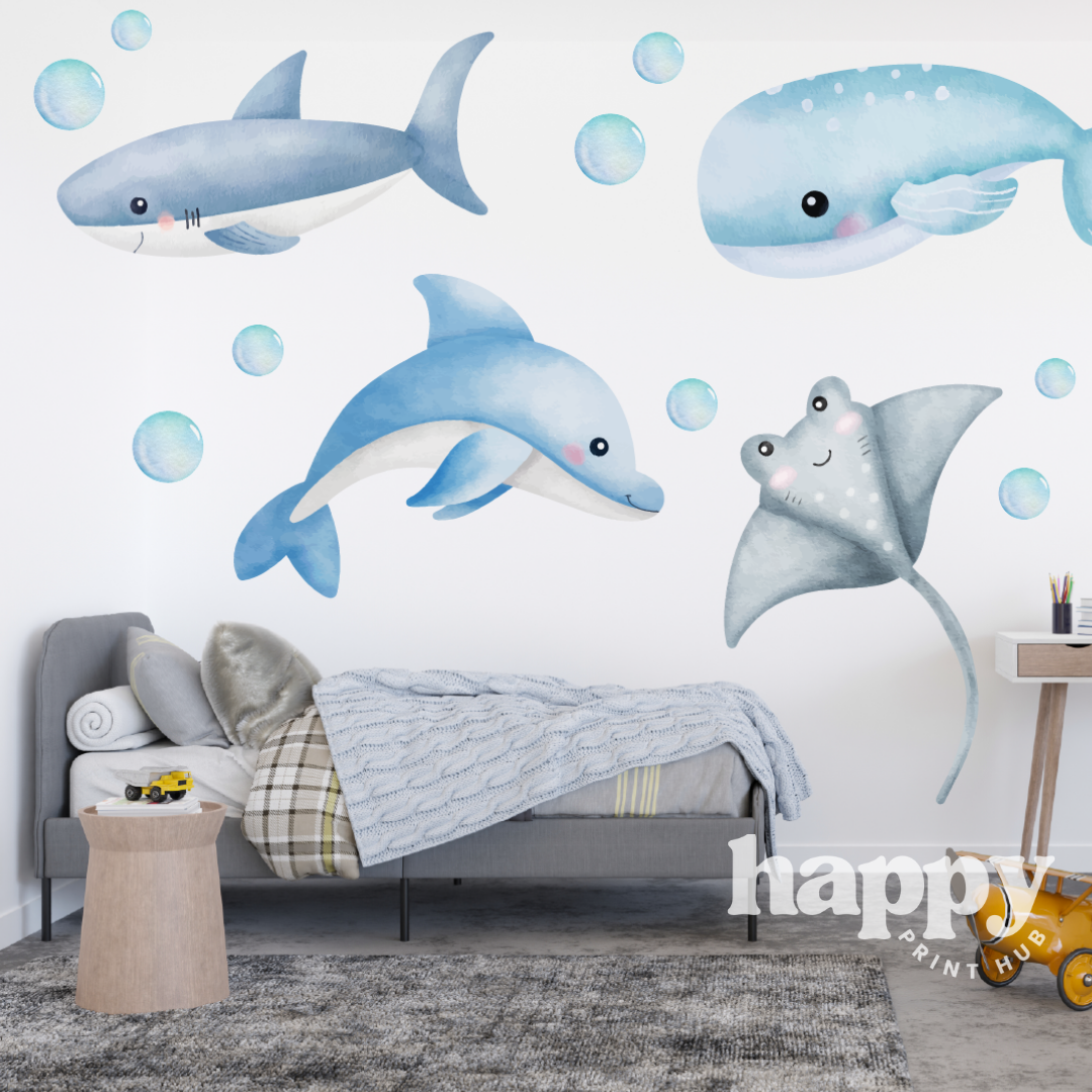 Under The Sea Wall Decals