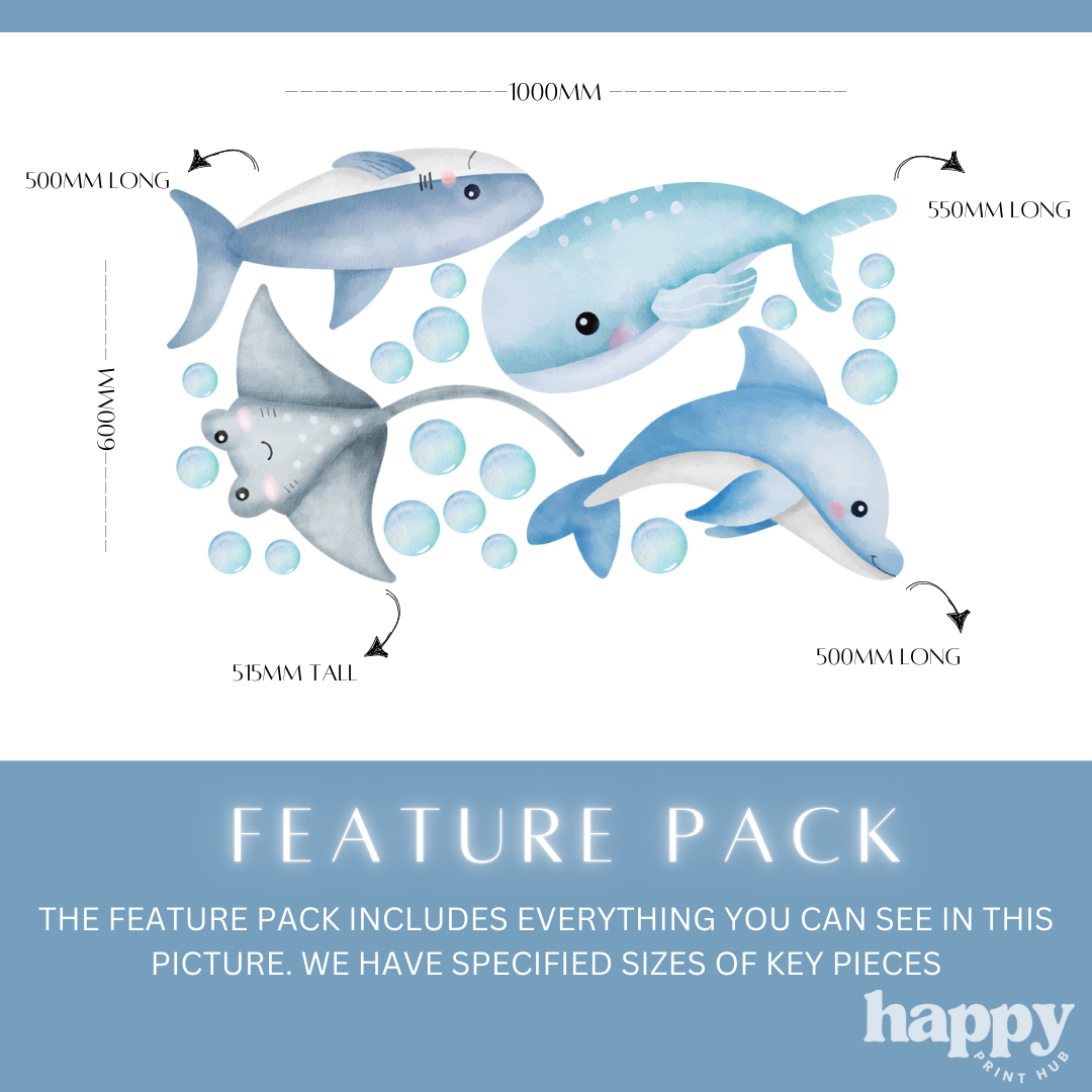 Under The Sea Wall Decals