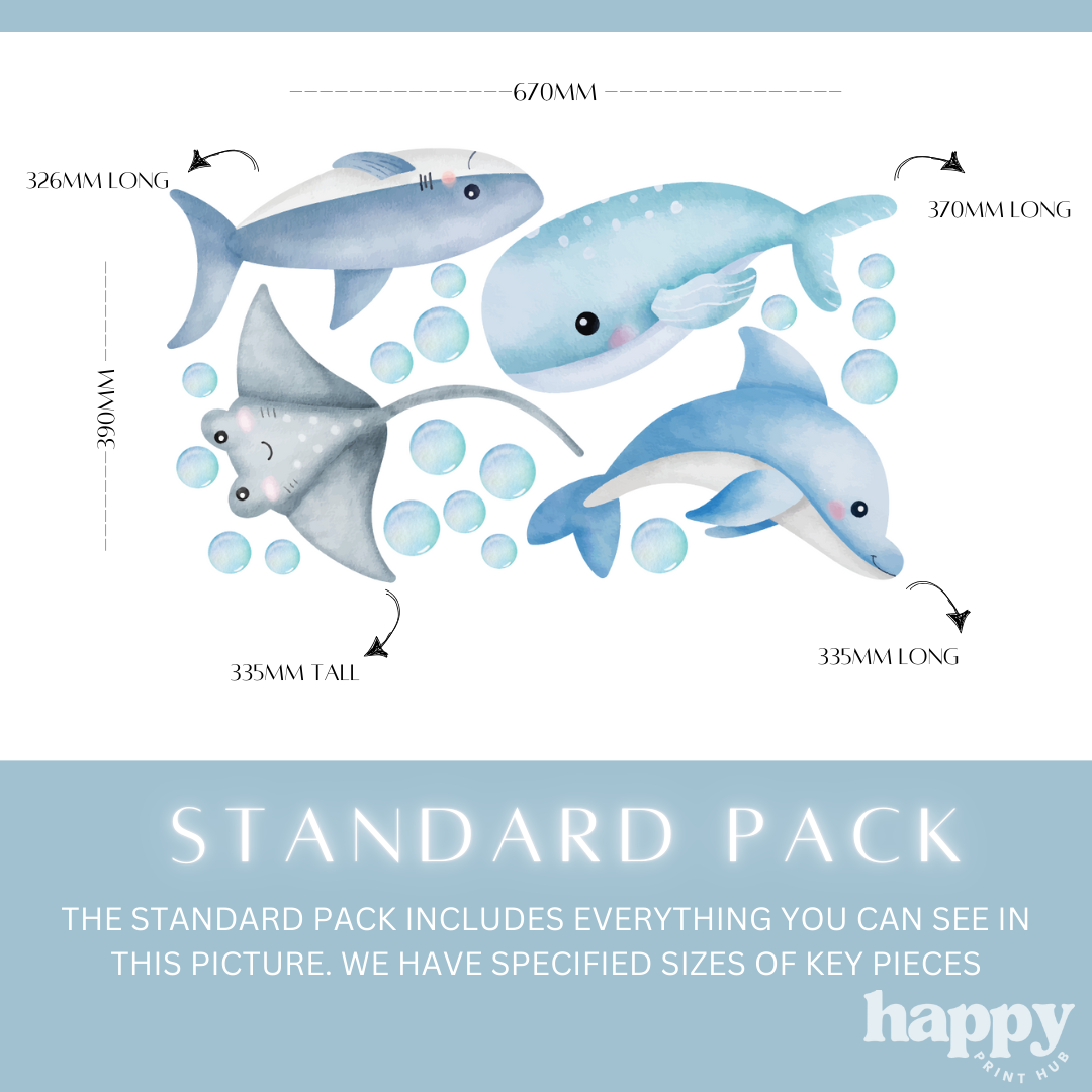 Under The Sea Wall Decals