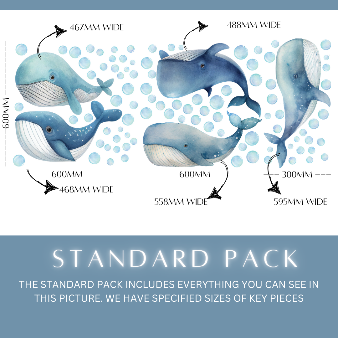 Whale Wall Decals