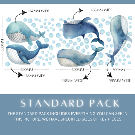 Whale Wall Decals