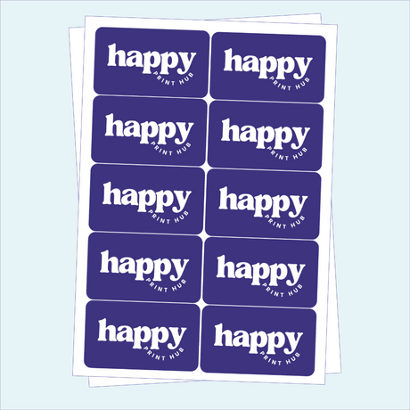Rectangle Sticker Labels | Sheets