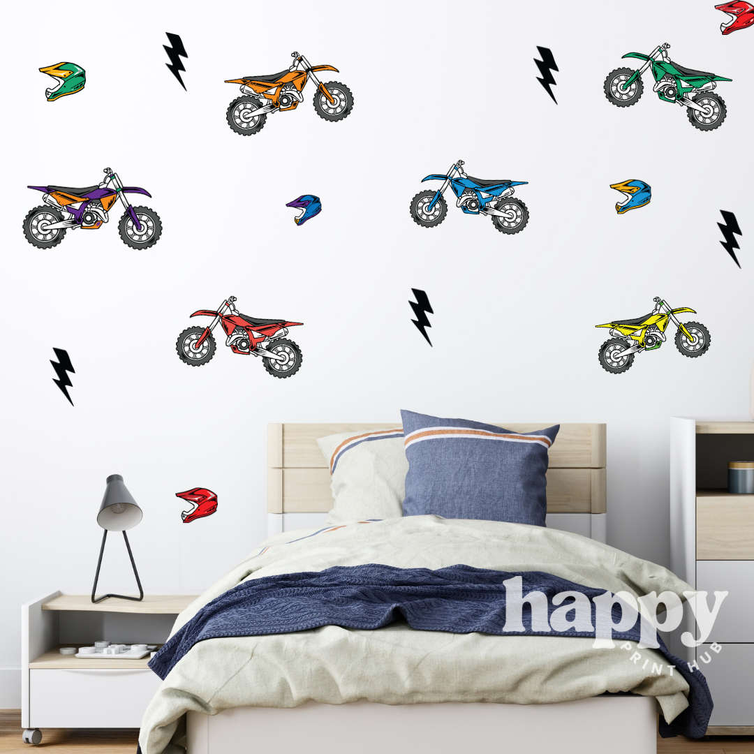 Motocross Wall Decals