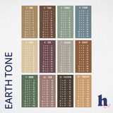 Times Tables Wall Decal Kit | 3 Colour Palettes