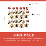 Bees + Ladybugs Wall Decals