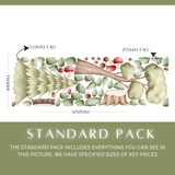 Woodland Trees & Mushrooms Wall Decals