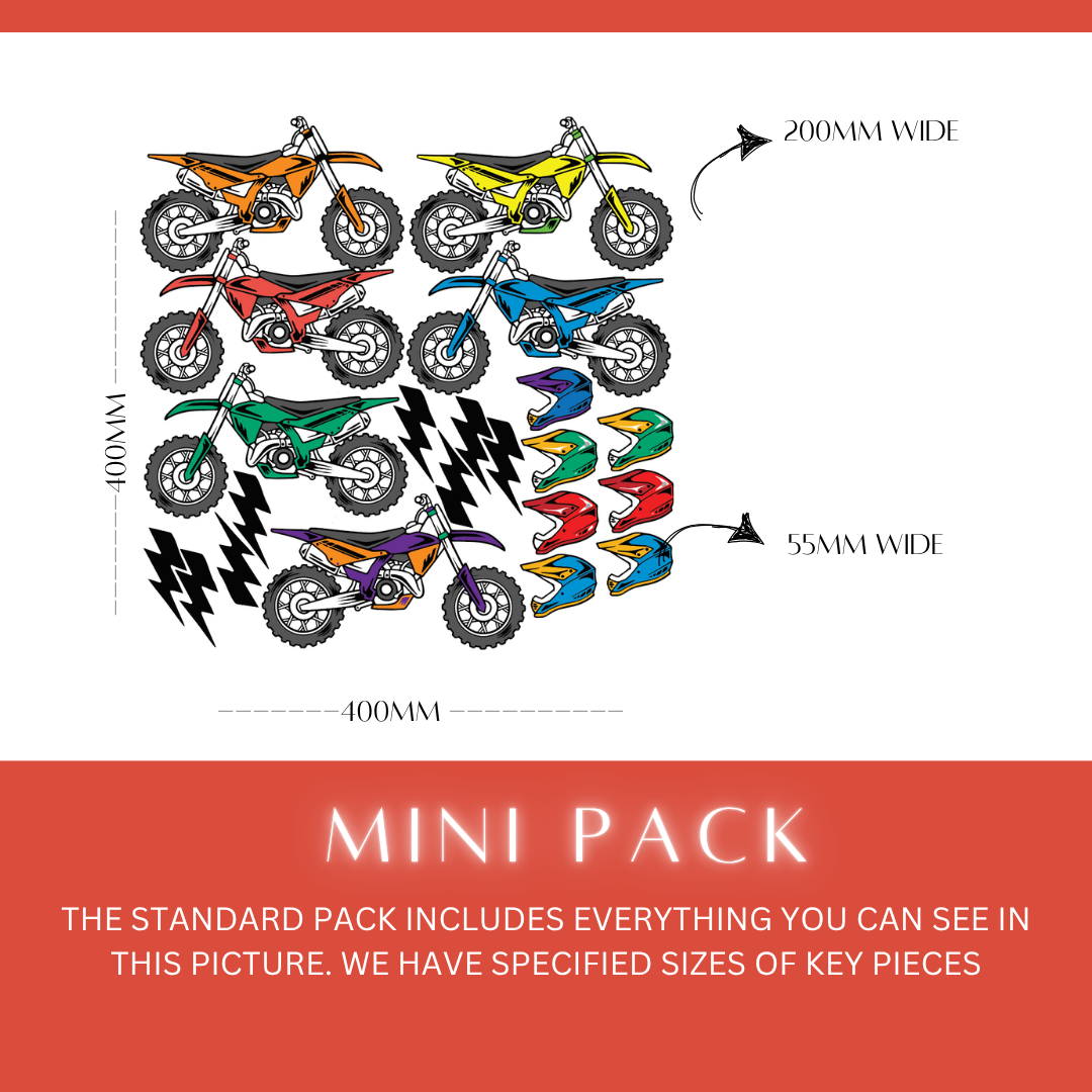 Motocross Wall Decals