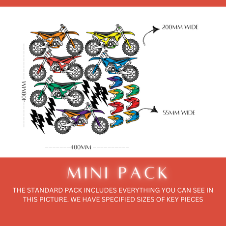 Motocross Wall Decals