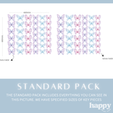 Pastel Butterfly Wall Decals