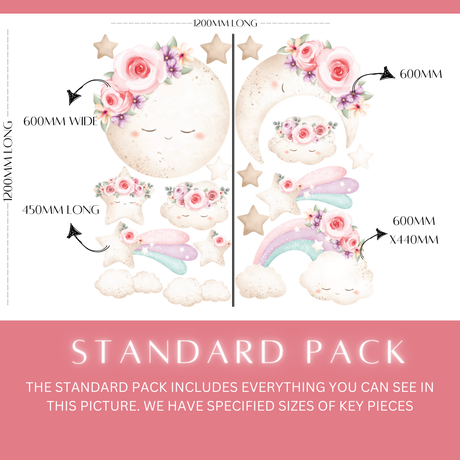 Sleepy Sky Wall Decals