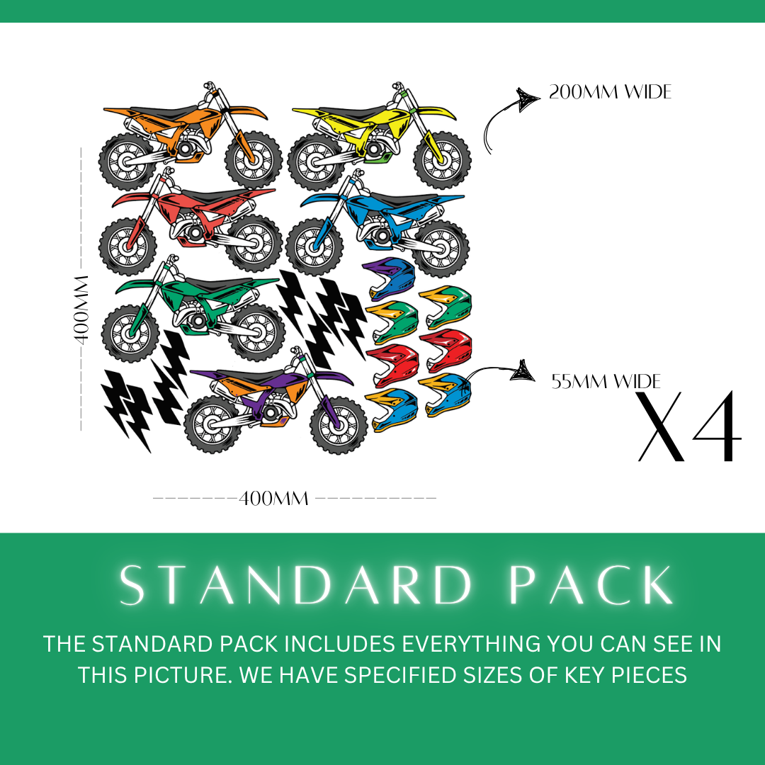 Motocross Wall Decals