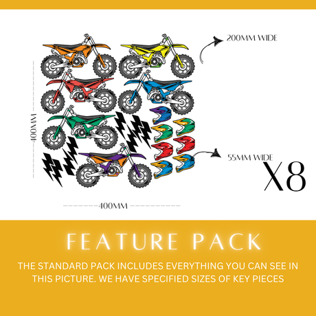 Motocross Wall Decals