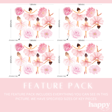 Ballerina Wall Decals