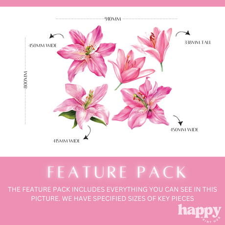 Lily Wall Decals
