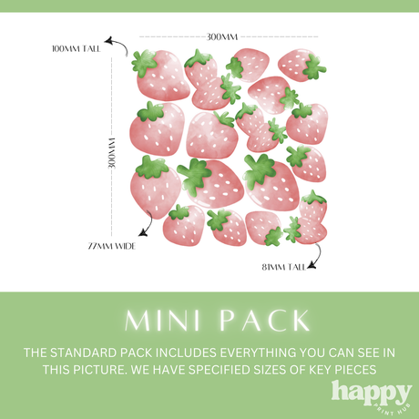 Strawberry Wall Decals