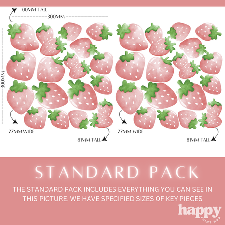 Strawberry Wall Decals