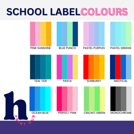 School Labels | Mixed Sized Pack | 100+ Labels