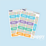 School Labels | Extra Large Size | 38 Pack